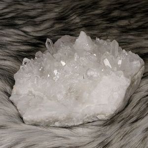 Large Clear Quartz Crystal Cluster